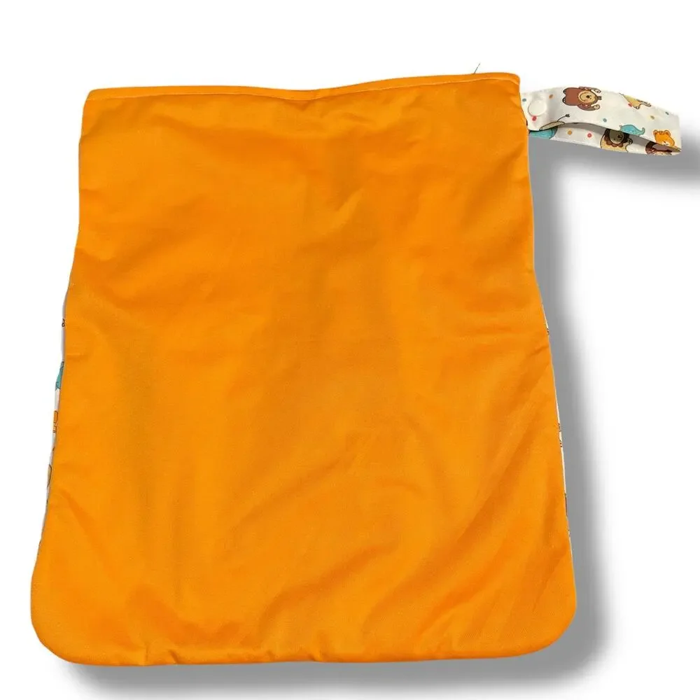 Bontime Wet Bag Double Zip Waterproof Diaper Pouch Expands Swim Laundry Travel